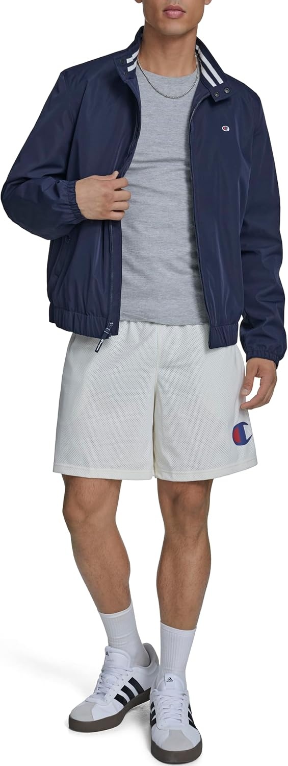 image:imageChampion Mens Classic Lightweight Bomber JacketPeacoat