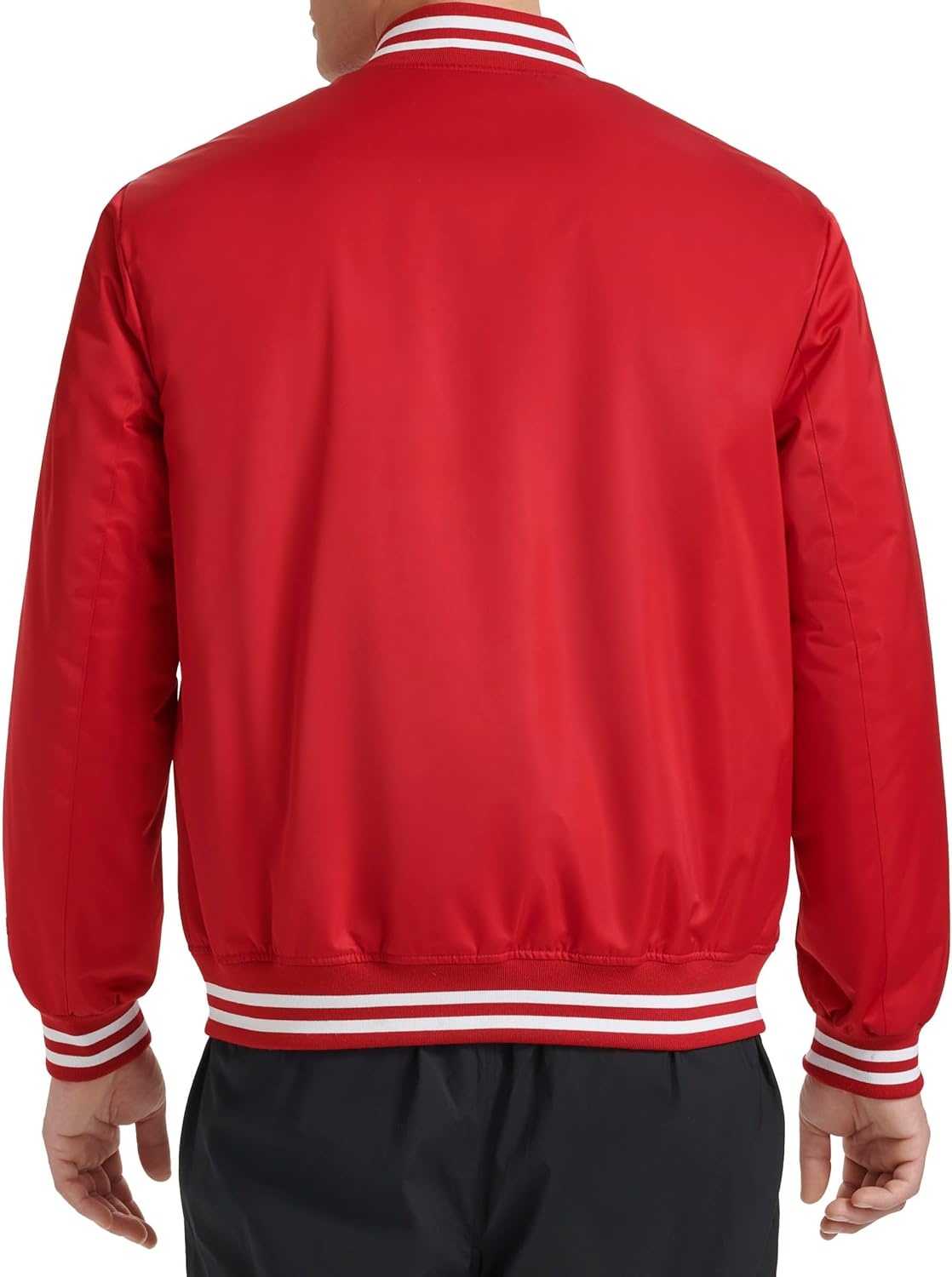 image:imageChampion Mens Logo Stripedtrim Varsity JacketChili Pepper