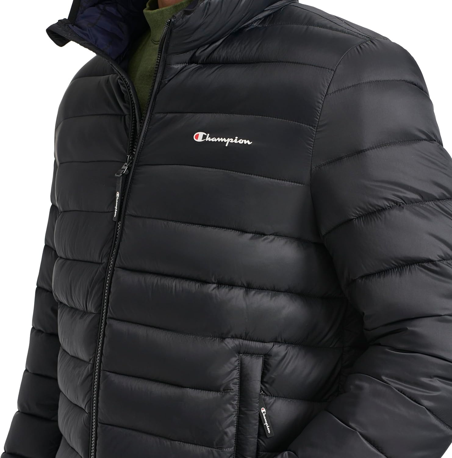 image:imageChampion Mens Performance Lightweight Puffer Jacket With HoodBlack