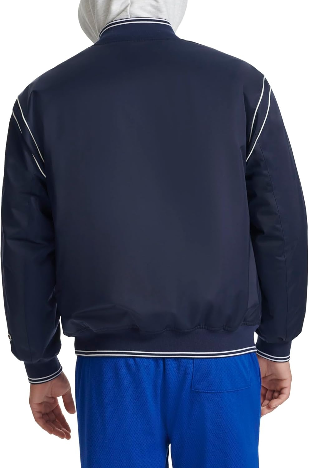 image:imageChampion Mens Satin Varsity Bomber Jacket With LogoPeacoat