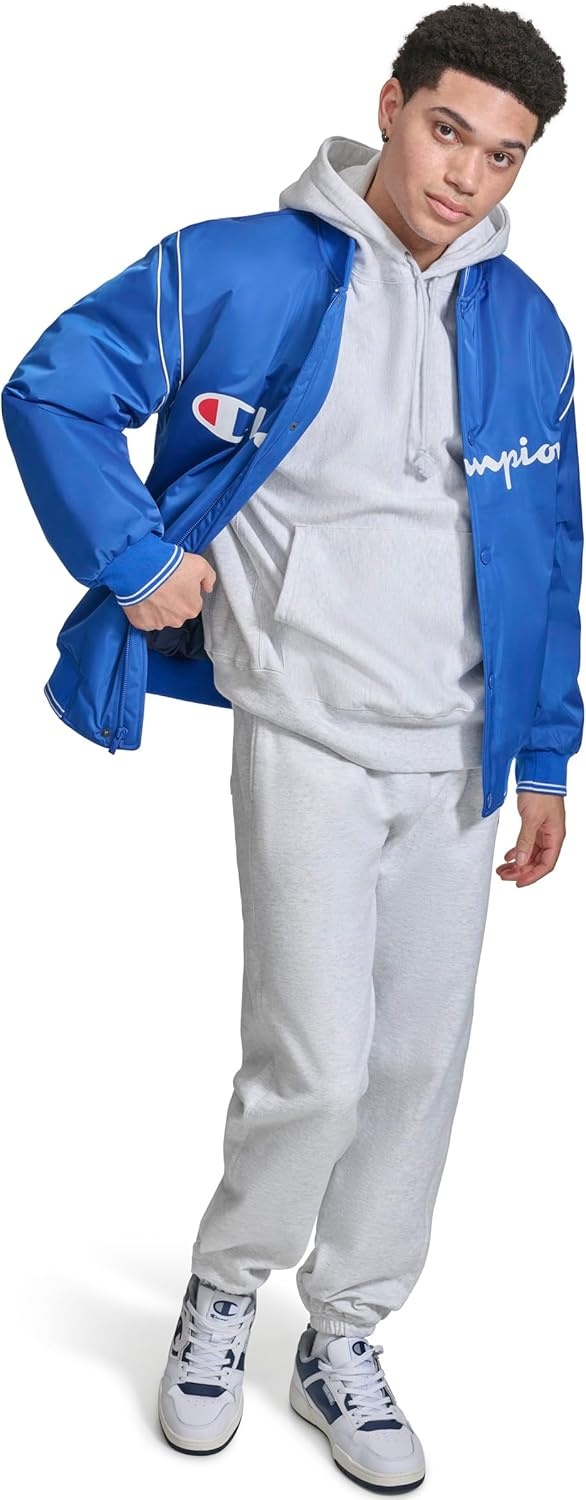 image:imageChampion Mens Satin Varsity Bomber Jacket With LogoSurf the Web