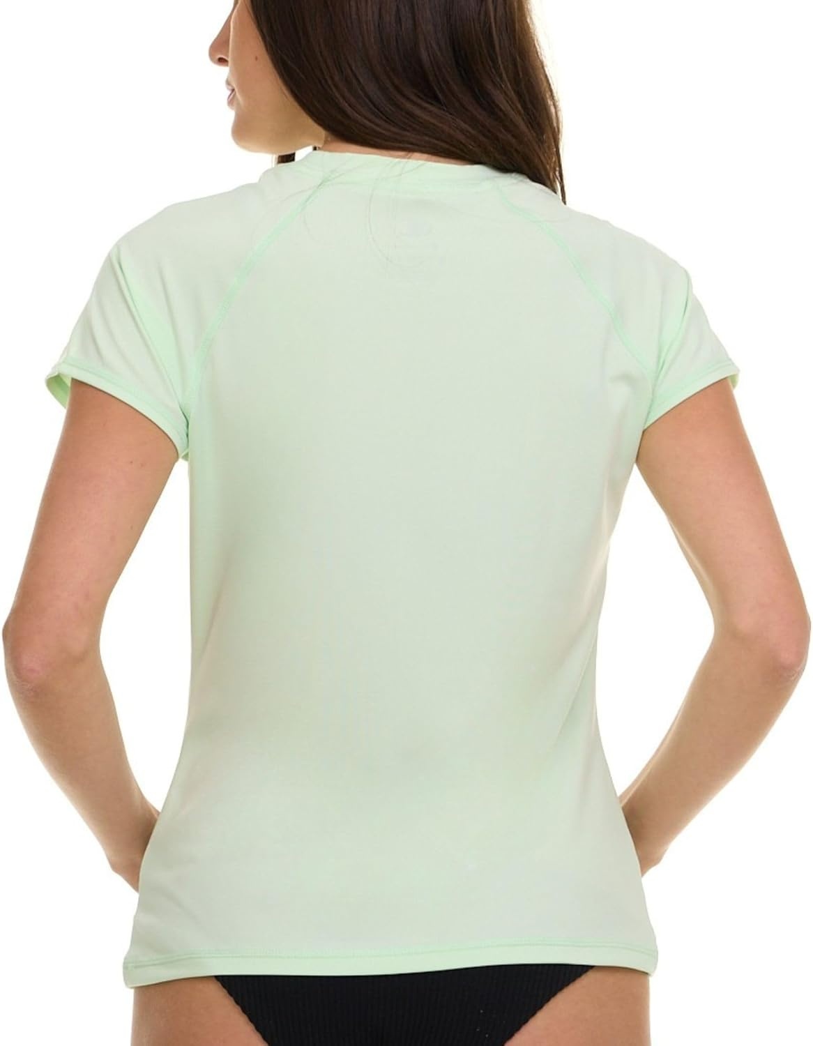 image:imageChampion Rash Guard for Women Womens Rash Guard Short Sleeve Shirts Rashguard Swim Shirt Women UPF 50 SPF amp UV ProtectionLime