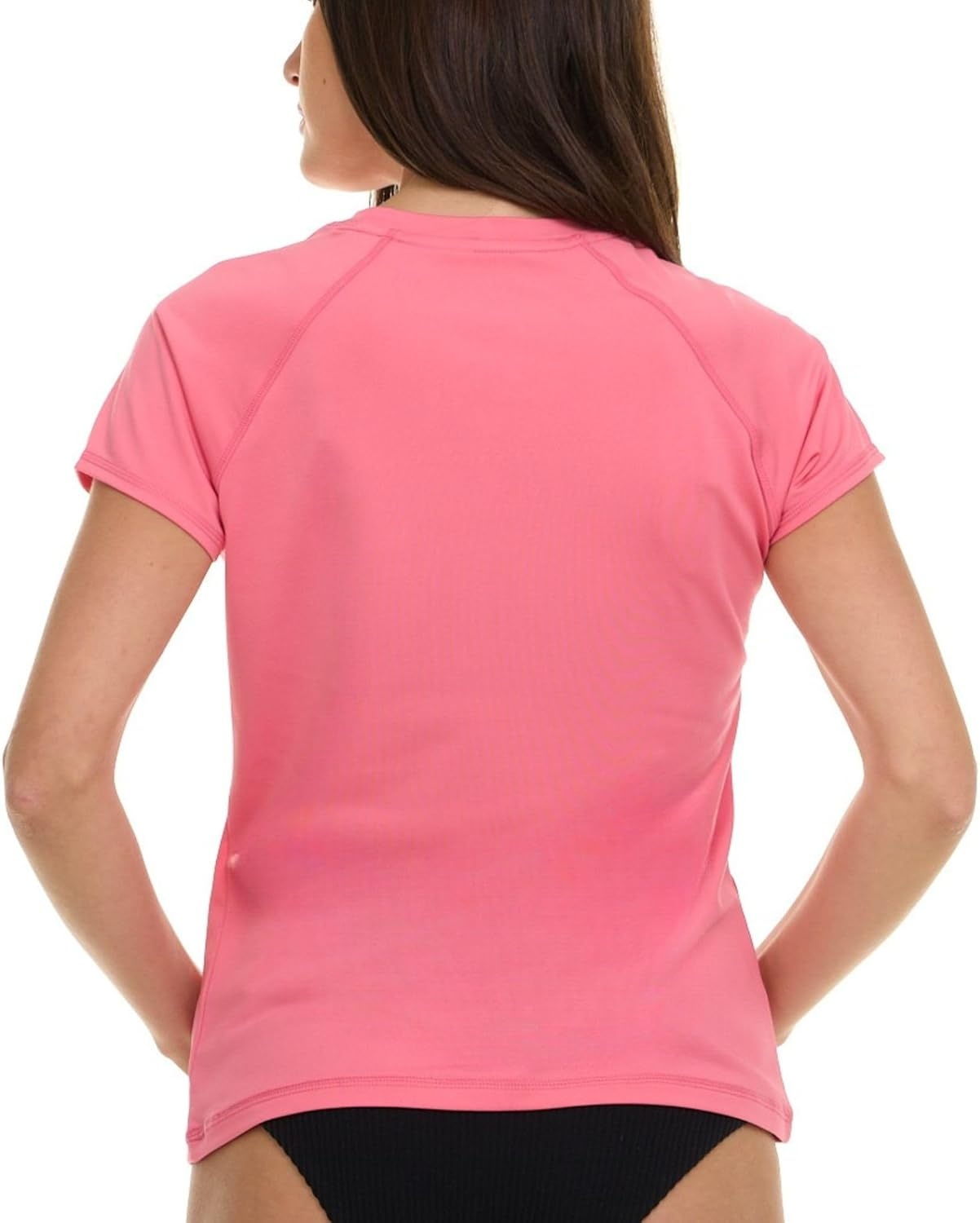 image:imageChampion Rash Guard for Women Womens Rash Guard Short Sleeve Shirts Rashguard Swim Shirt Women UPF 50 SPF amp UV ProtectionPink