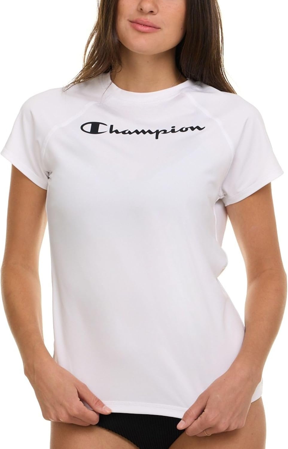 image:imageChampion Rash Guard for Women Womens Rash Guard Short Sleeve Shirts Rashguard Swim Shirt Women UPF 50 SPF amp UV ProtectionWhite