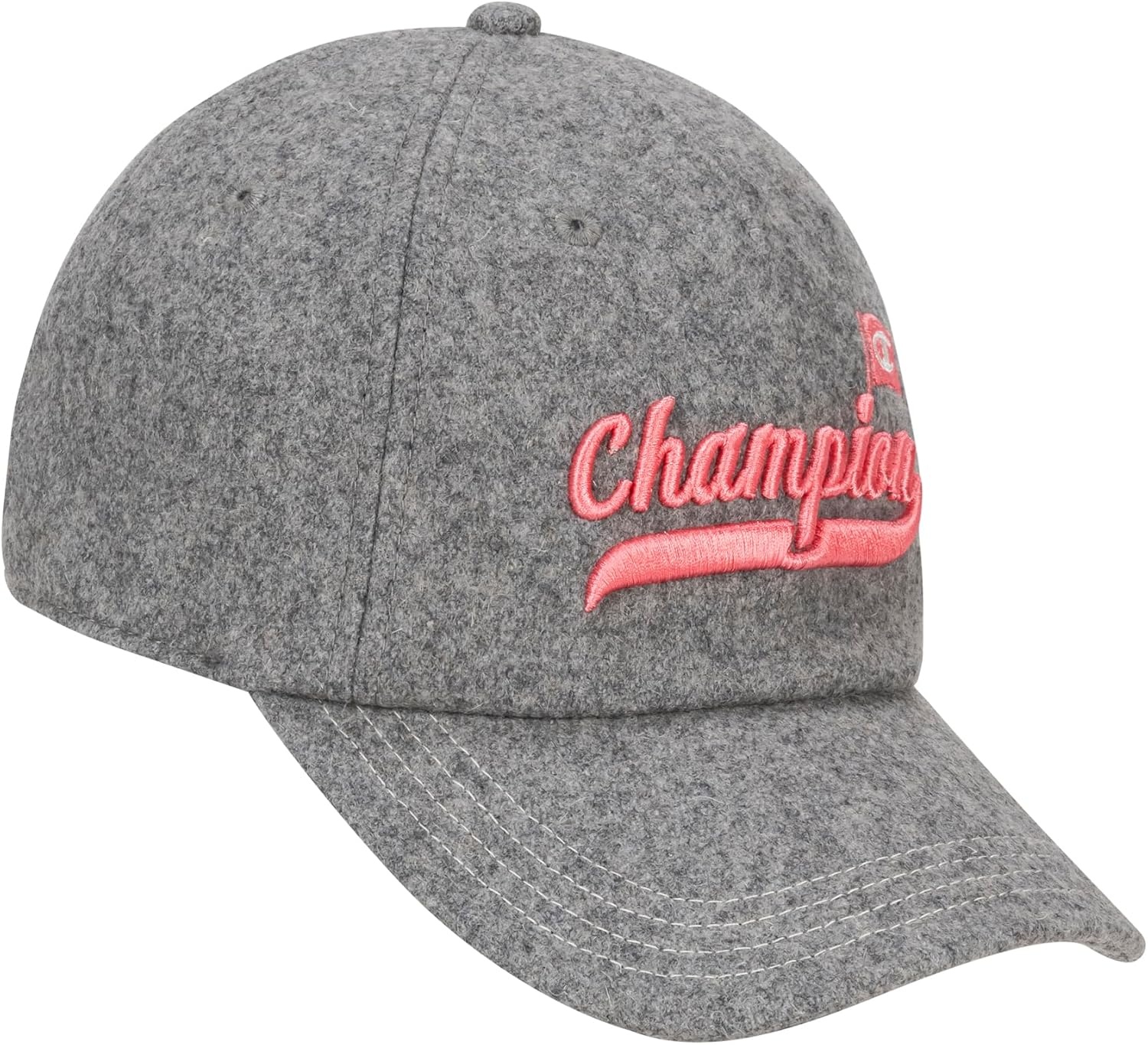 image:imageChampion Womens Freshman Adjustable Baseball CapHeather GreyCoral