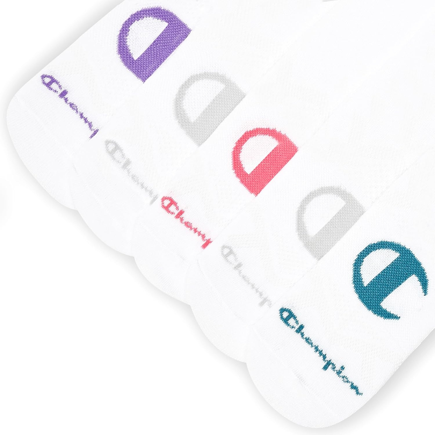 image:imageChampion Womens Lightweight Low Cut Socks 10pack Moisturewicking Athletic Socks Breathable Fit Size 59White Logo
