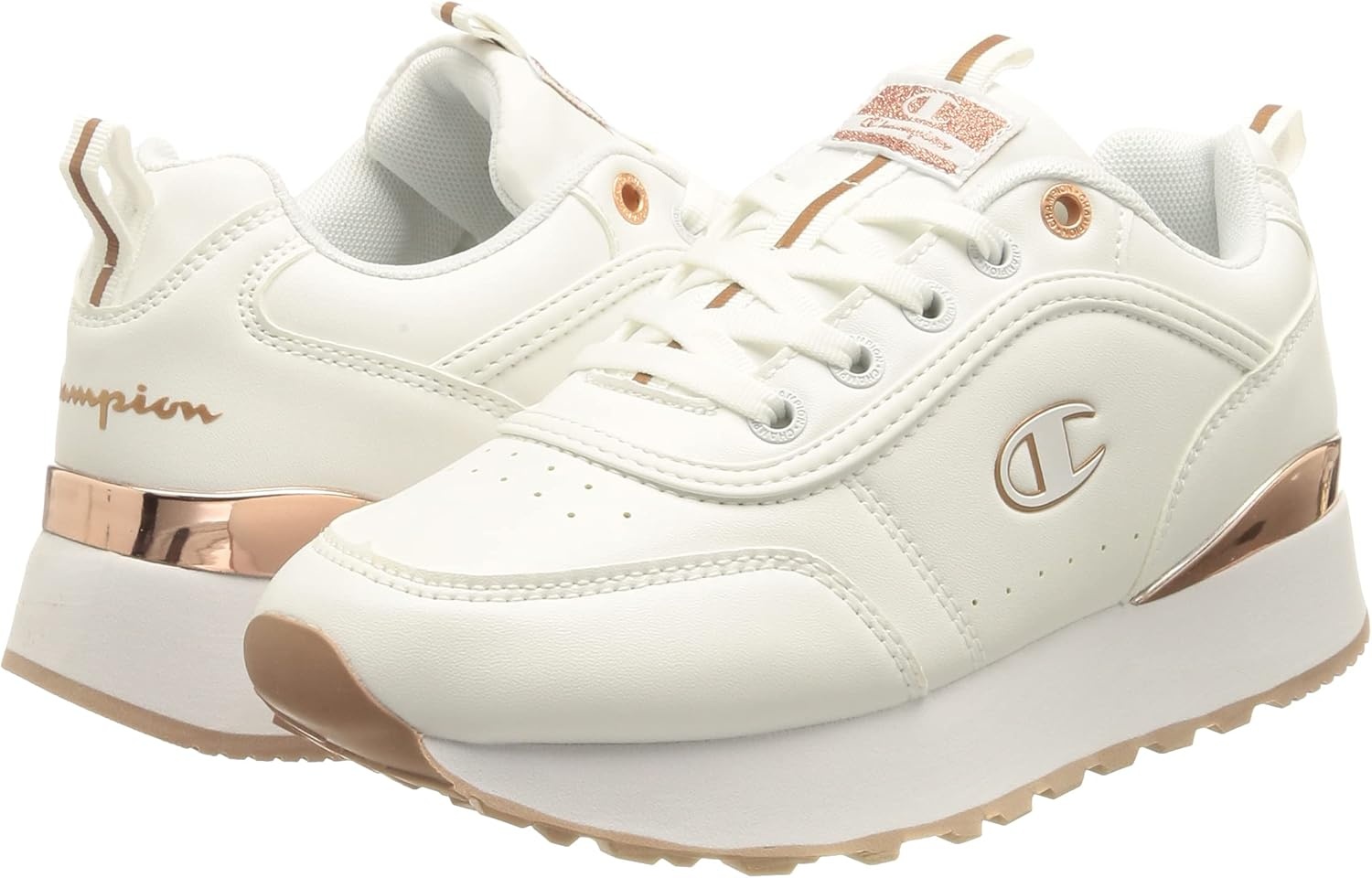 image:imageChampion Womens LowtopWhite Silver Ww006