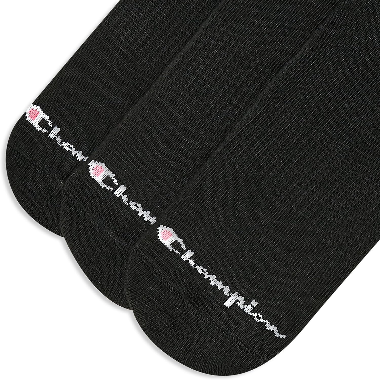 image:imageChampion Womens Quarter Socks 6pack Cushioned Athletic Socks With Moisturewicking Arch Support Size 59Black Toe Logo