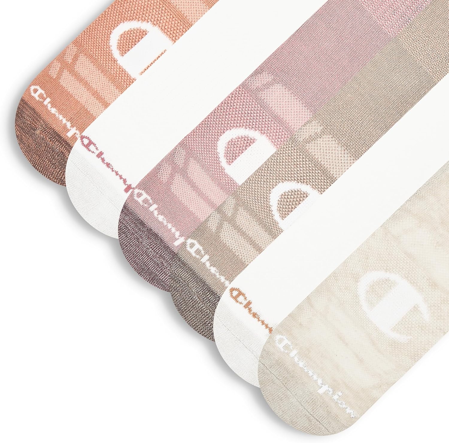 image:imageChampion Womens Quarter Socks 6pack Cushioned Athletic Socks With Moisturewicking Arch Support Size 59Neutral Assorted Logo