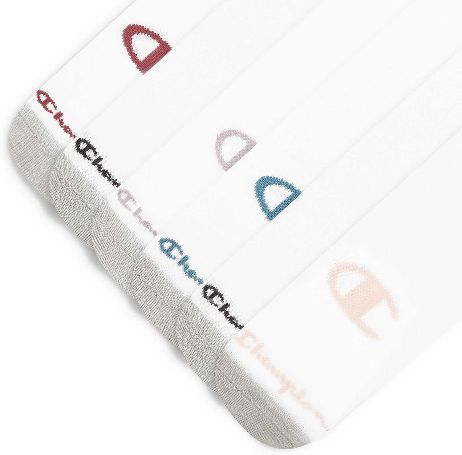 image:imageChampion Womens Quarter Socks 6pack Cushioned Athletic Socks With Moisturewicking Arch Support Size 59WhiteGrey Logo