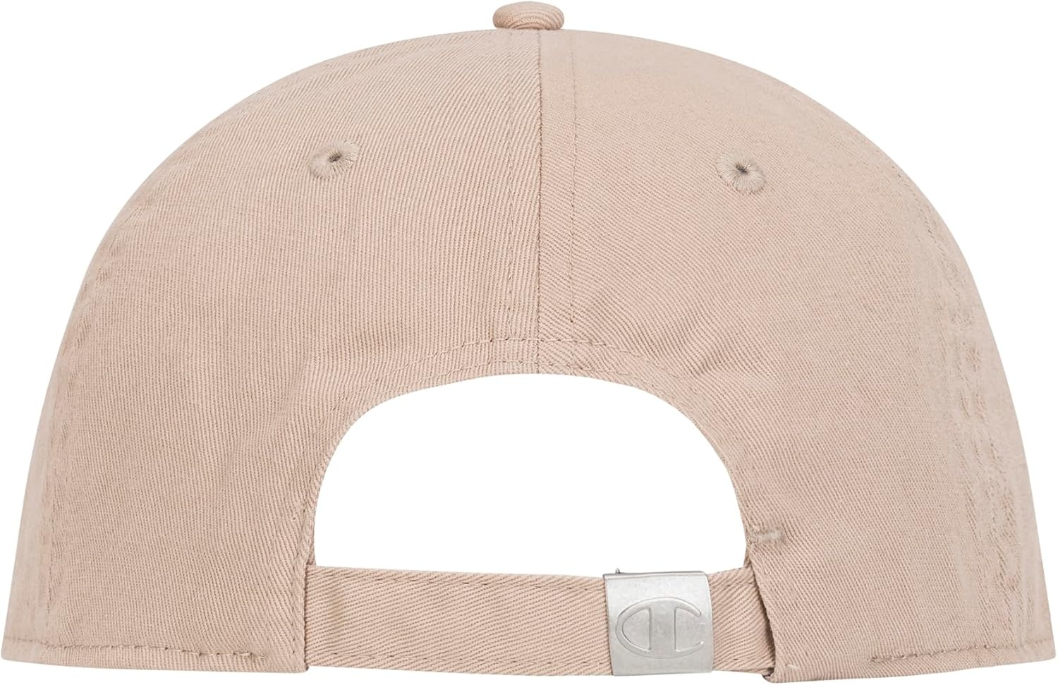 image:imageChampion Womens Script Embroidery Washed Cotton Twill Adjustable Baseball CapChampagne Frost