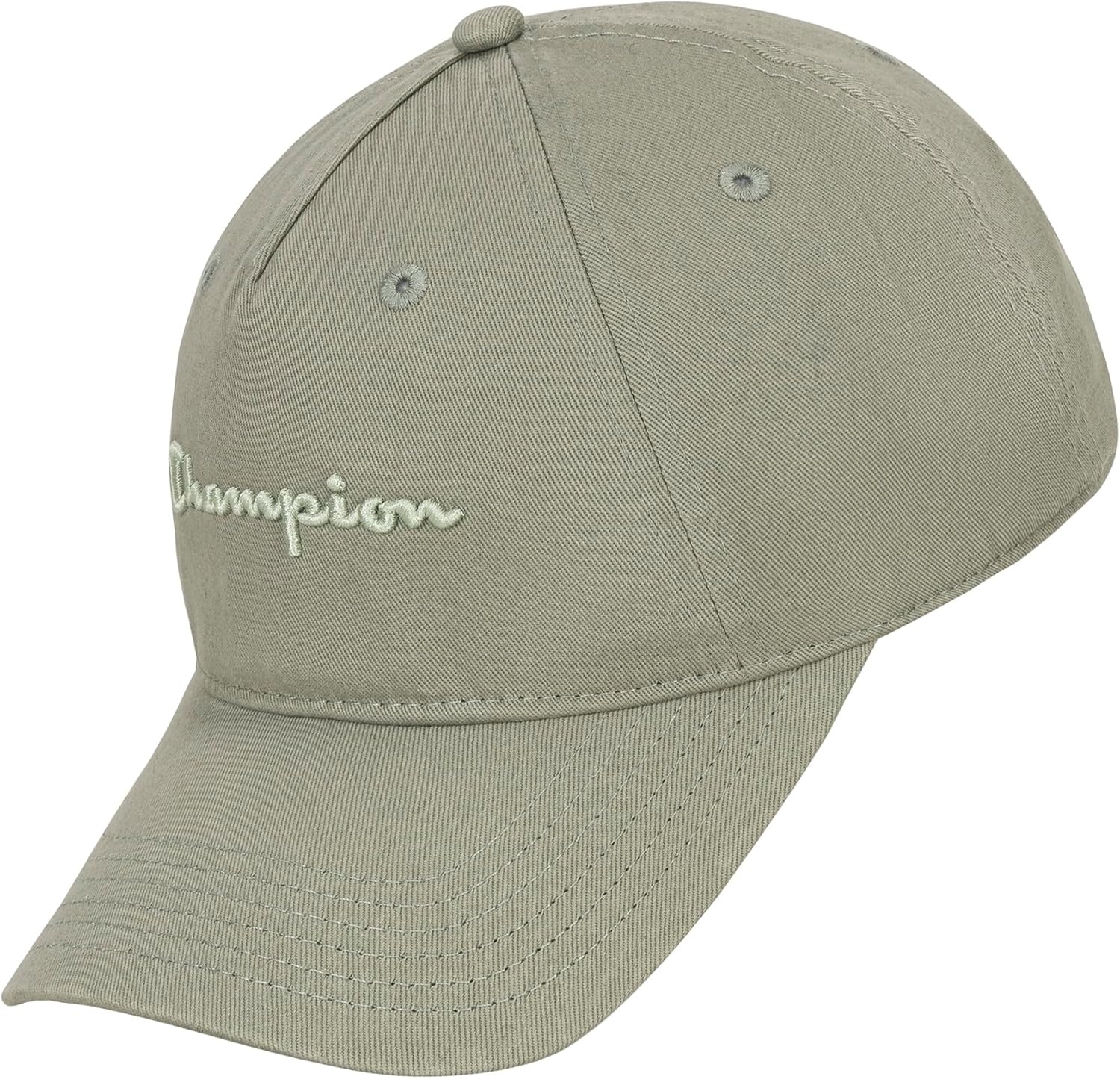 image:imageChampion Womens Script Embroidery Washed Cotton Twill Adjustable Baseball CapEcology Green