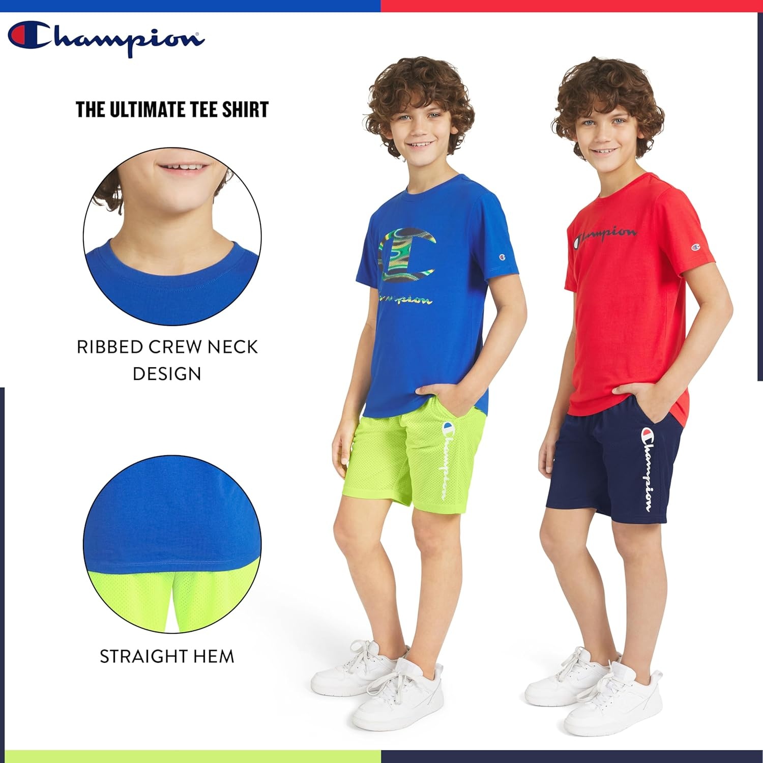 imageChampion boys Champion Boys 4piece Short SetBright Yellowred
