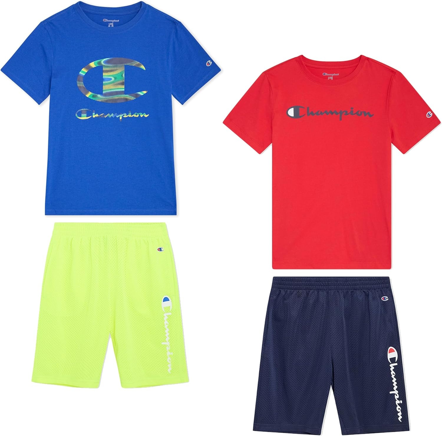 imageChampion boys Champion Boys 4piece Short SetBright Yellowred