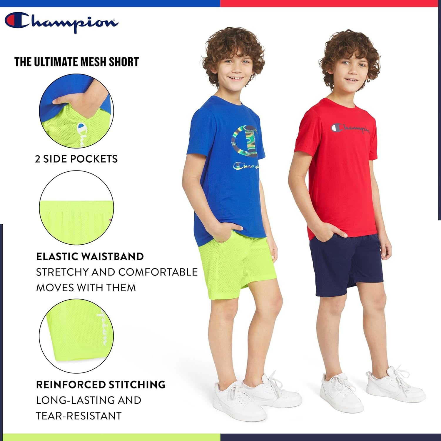 imageChampion boys Champion Boys 4piece Short SetBright Yellowred