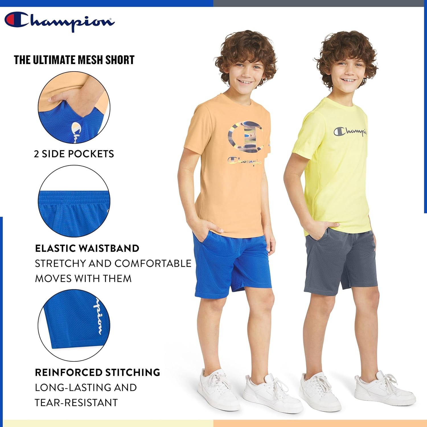 imageChampion boys Champion Boys 4piece Short SetElectric Bluelemon