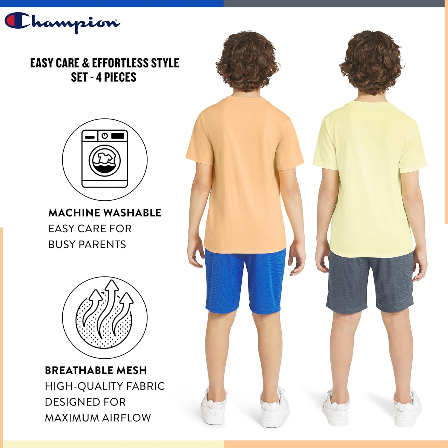 imageChampion boys Champion Boys 4piece Short SetElectric Bluelemon