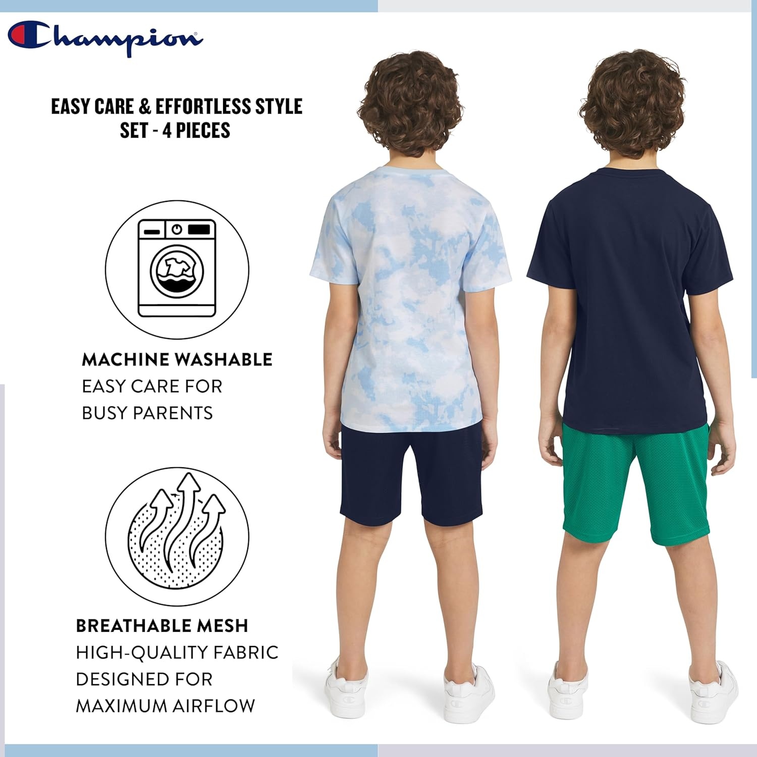 imageChampion boys Champion Boys 4piece Short SetSkywaygreen