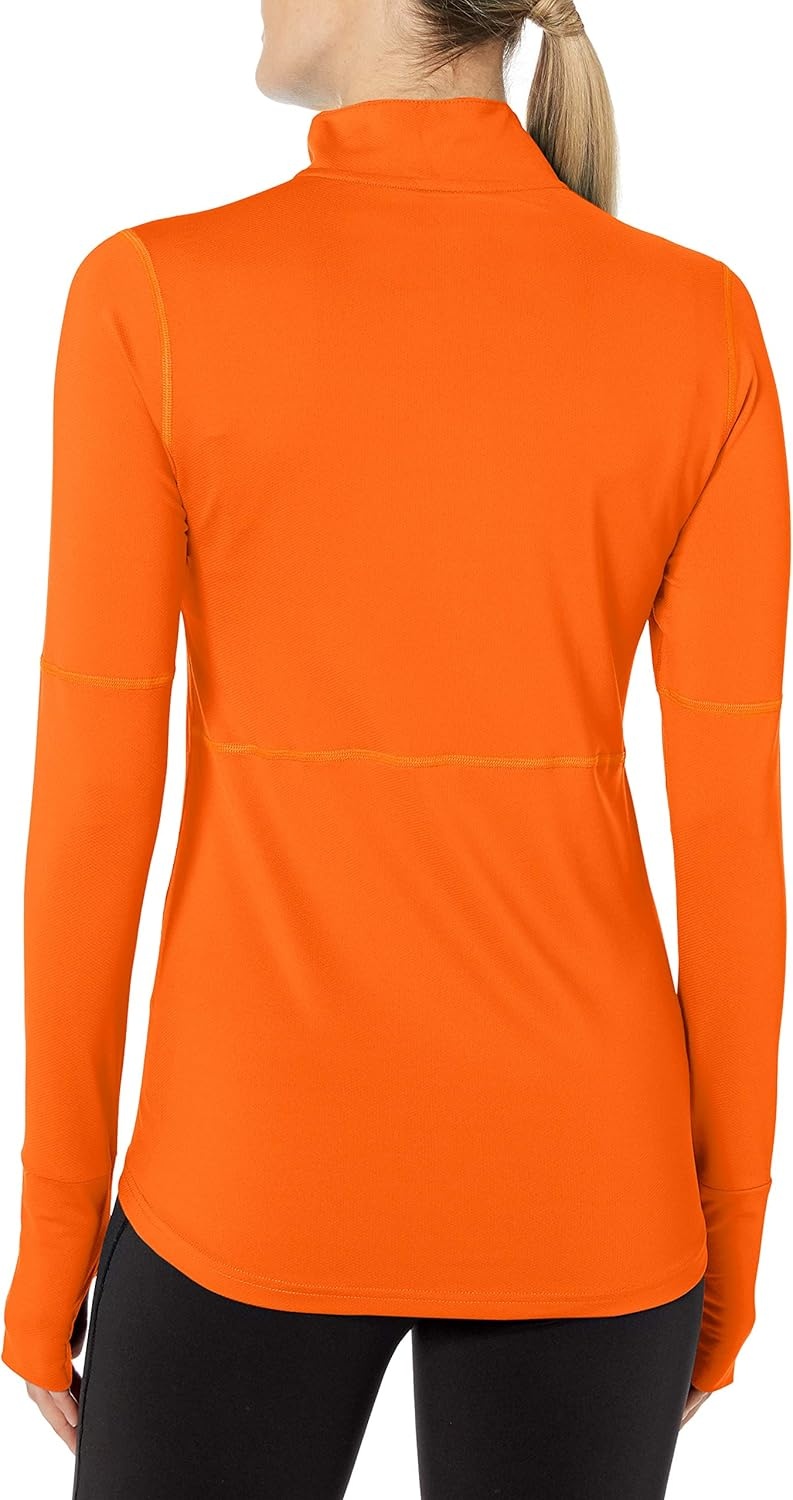 image:imageDuofold Womens Light Weight Thermatrix Performance Thermal Quarter Zip Pullover