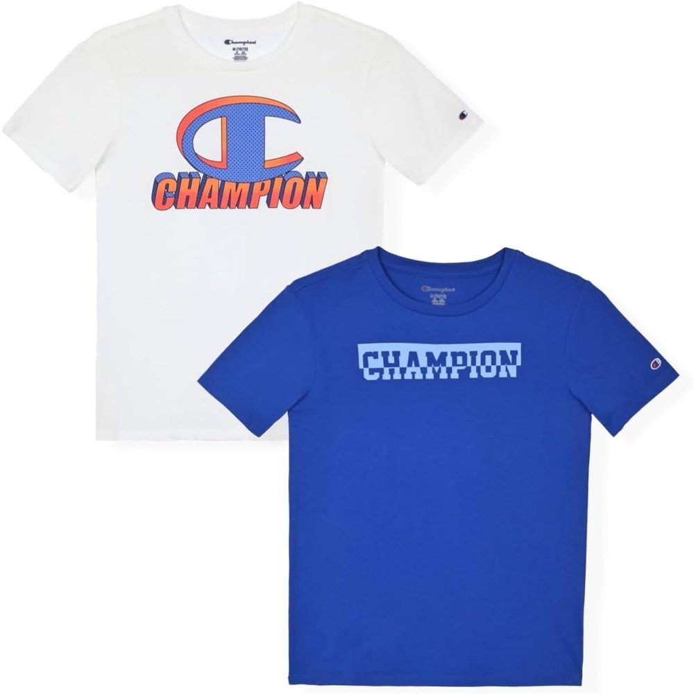 image:imageChampion Boys 2 Pack Short Sleeve Tee Shirt for KidsSurf the Web