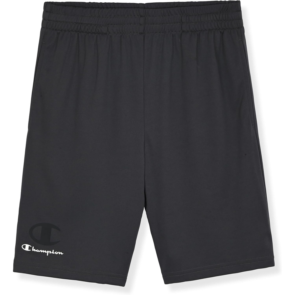 image:imageChampion Boys Athletic Shorts Lightweight Active Fit Short for KidsIron Gray