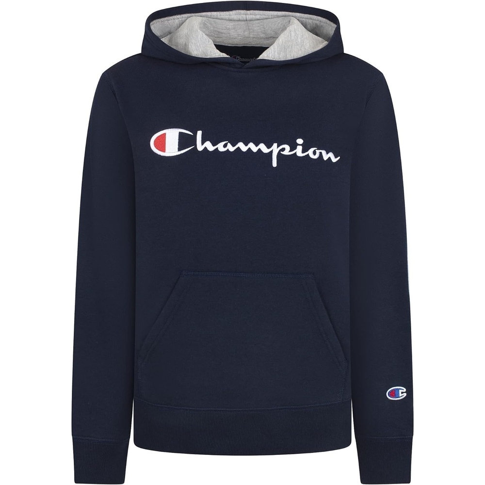 imageChampion Boys Boys Hoodie for Kids Sweatshirt Fleece Youth Pullover With HoodBlue Signature