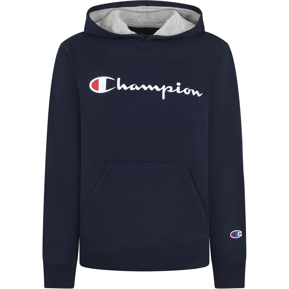imageChampion Boys Boys Hoodie for Kids Sweatshirt Fleece Youth Pullover With HoodNavy