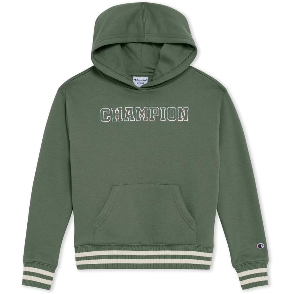 imageChampion Boys Boys Hoodie for Kids Sweatshirt Fleece Youth Pullover With HoodPine Green