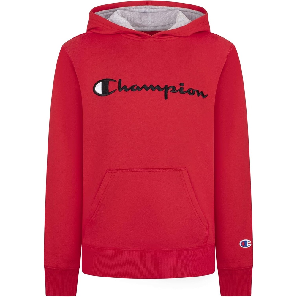 imageChampion Boys Boys Hoodie for Kids Sweatshirt Fleece Youth Pullover With HoodRed