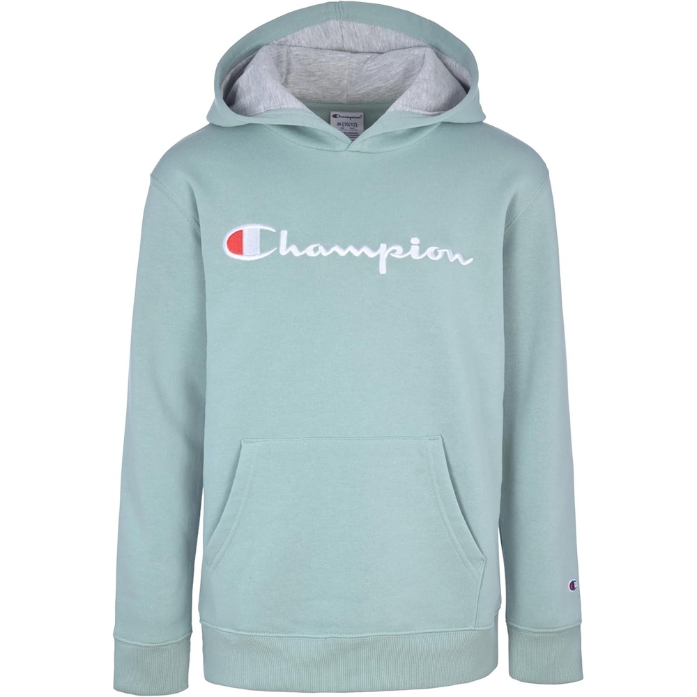 imageChampion Boys Boys Hoodie for Kids Sweatshirt Fleece Youth Pullover With HoodSignature Blue Surf