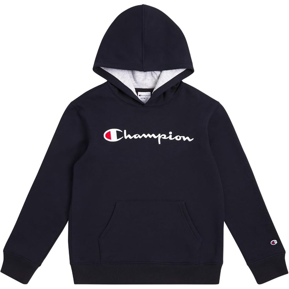 imageChampion Boys Boys Hoodie for Kids Sweatshirt Fleece Youth Pullover With HoodSignature Dark Navy
