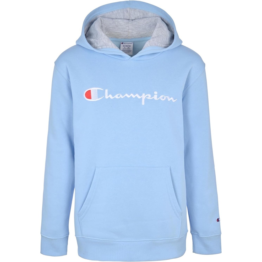 imageChampion Boys Boys Hoodie for Kids Sweatshirt Fleece Youth Pullover With HoodSignature Dutch Blue