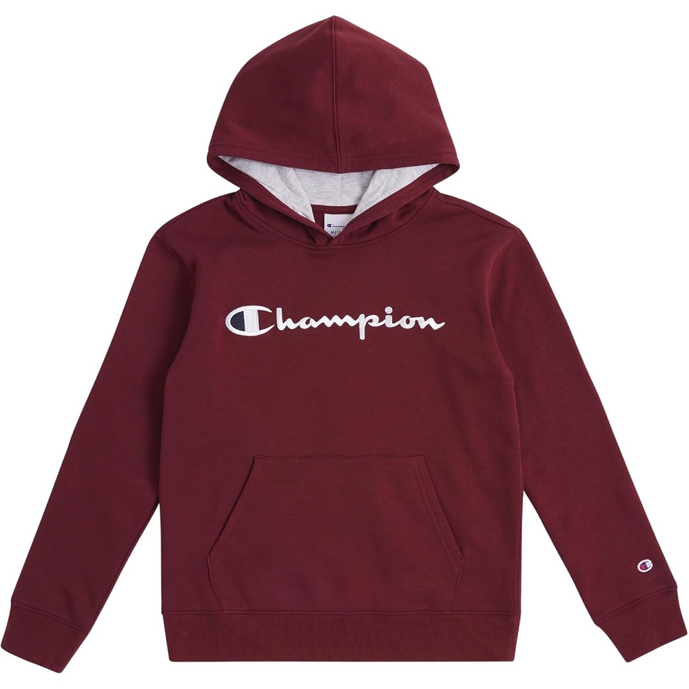 imageChampion Boys Boys Hoodie for Kids Sweatshirt Fleece Youth Pullover With HoodWine