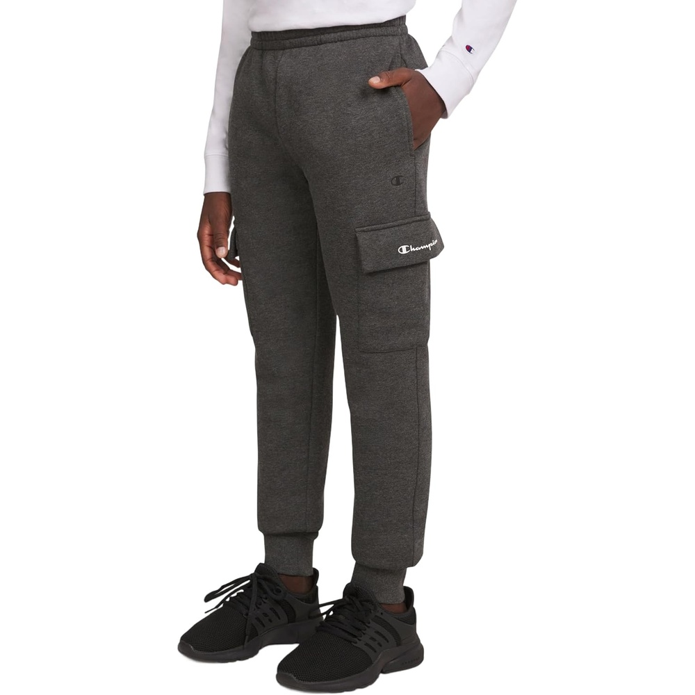 imageChampion Boys Boys Sweatpants Cargo Jogger PantsCargo Charcoal Heather