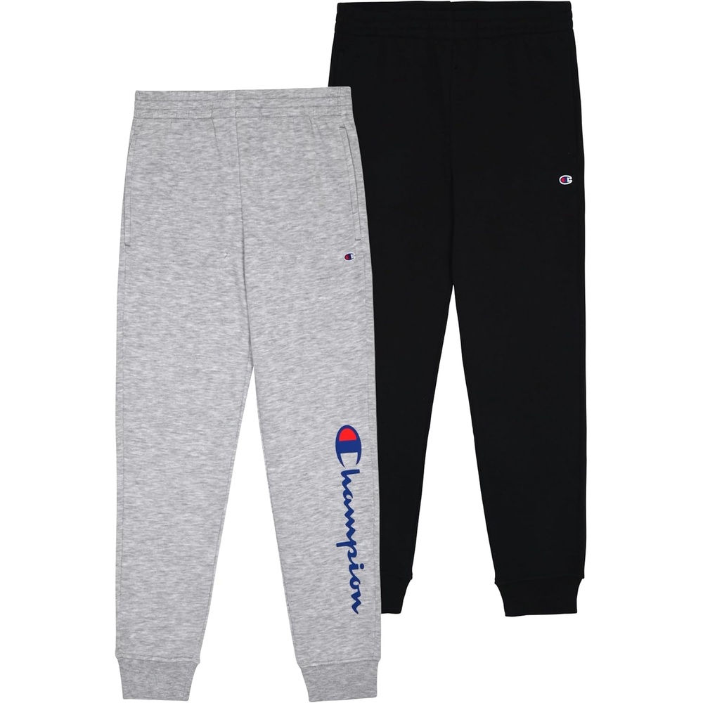 imageChampion Boys Boys Sweatpants Fleece Jogger PantsGrey Heatherblack