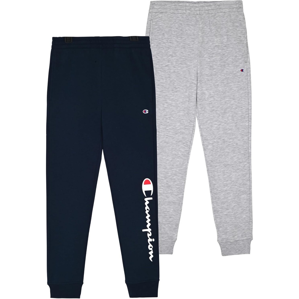 imageChampion Boys Boys Sweatpants Fleece Jogger PantsNavyheather Grey
