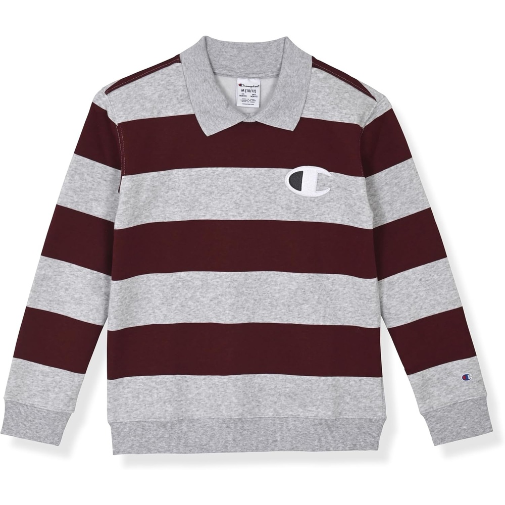 image:imageChampion Boys Champion Boys Long Sleeve Polo ShirtGreywine