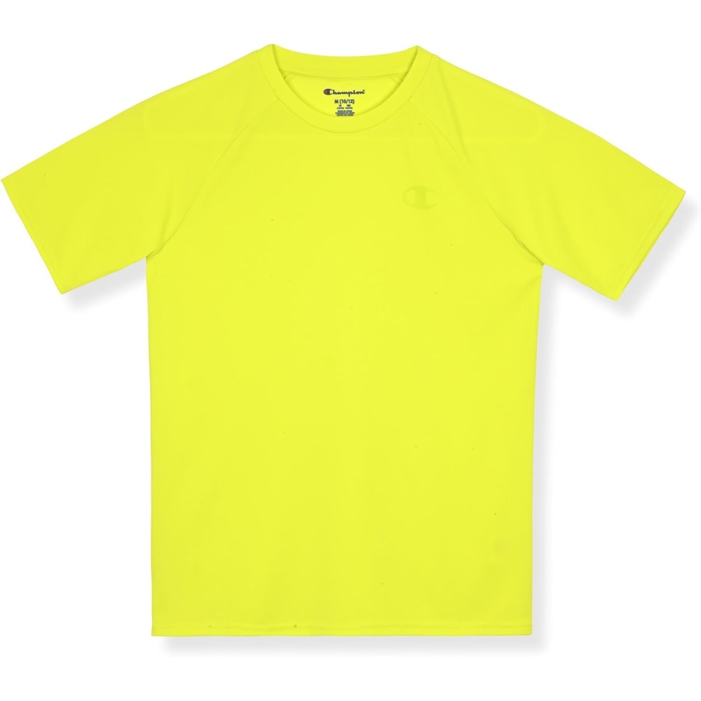 image:imageChampion Boys Champion Boys Shirt Performance Short Sleeve Tech Athletic Tee ShirtBright Yellow