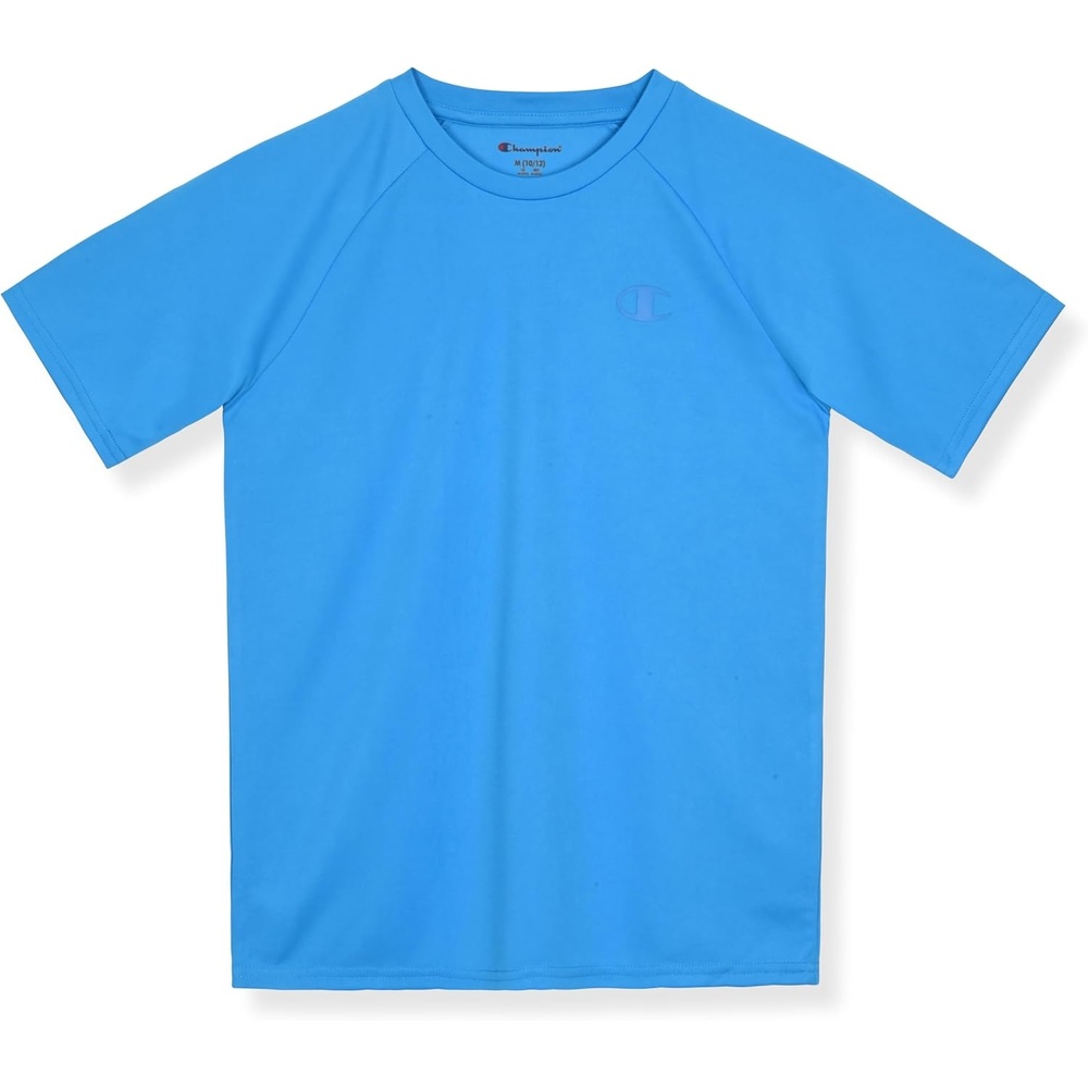 image:imageChampion Boys Champion Boys Shirt Performance Short Sleeve Tech Athletic Tee ShirtMalibu Blue