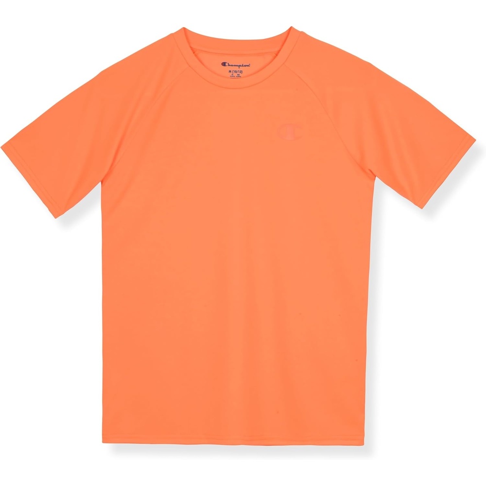 image:imageChampion Boys Champion Boys Shirt Performance Short Sleeve Tech Athletic Tee ShirtNectarine Orange