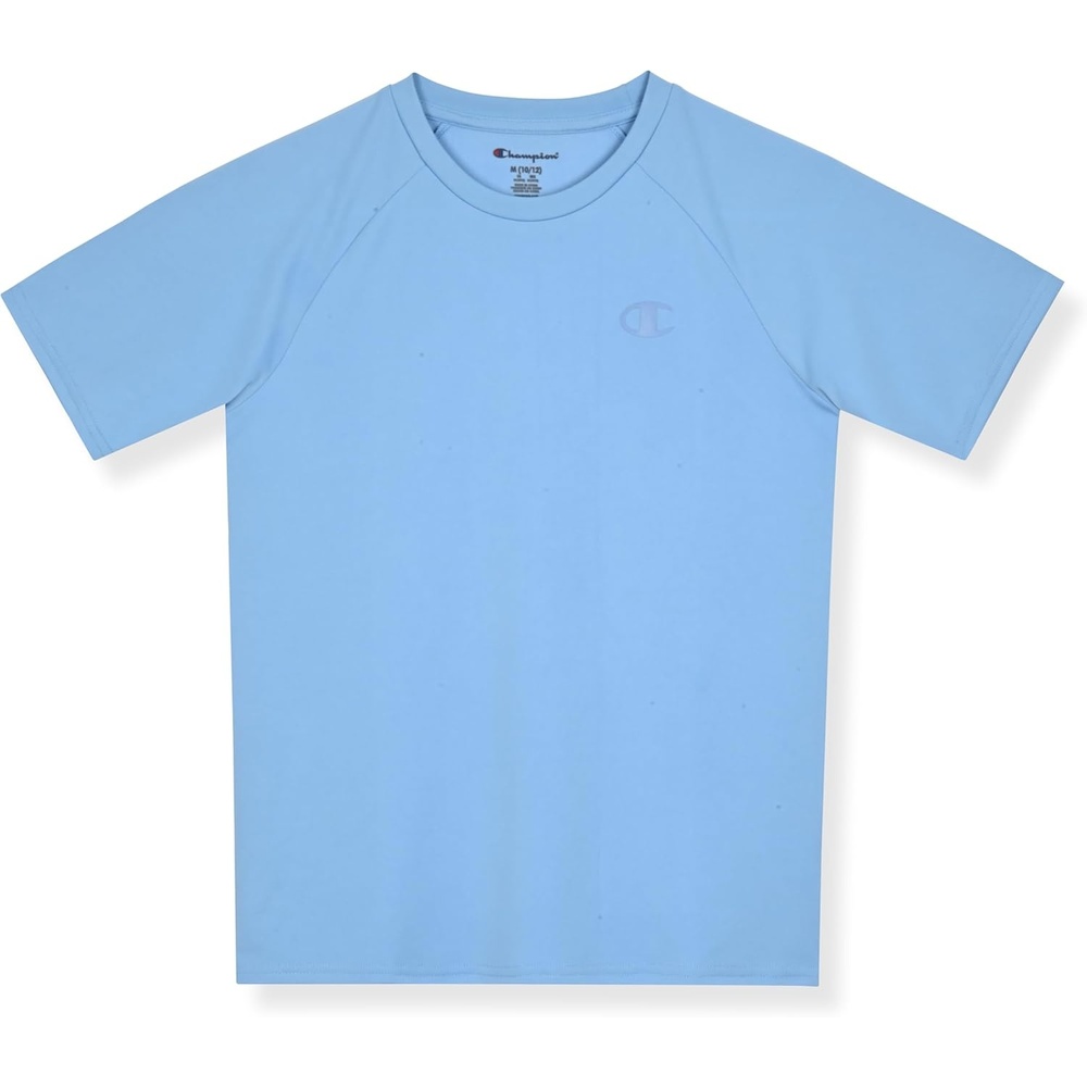 image:imageChampion Boys Champion Boys Shirt Performance Short Sleeve Tech Athletic Tee ShirtPlacid Blue