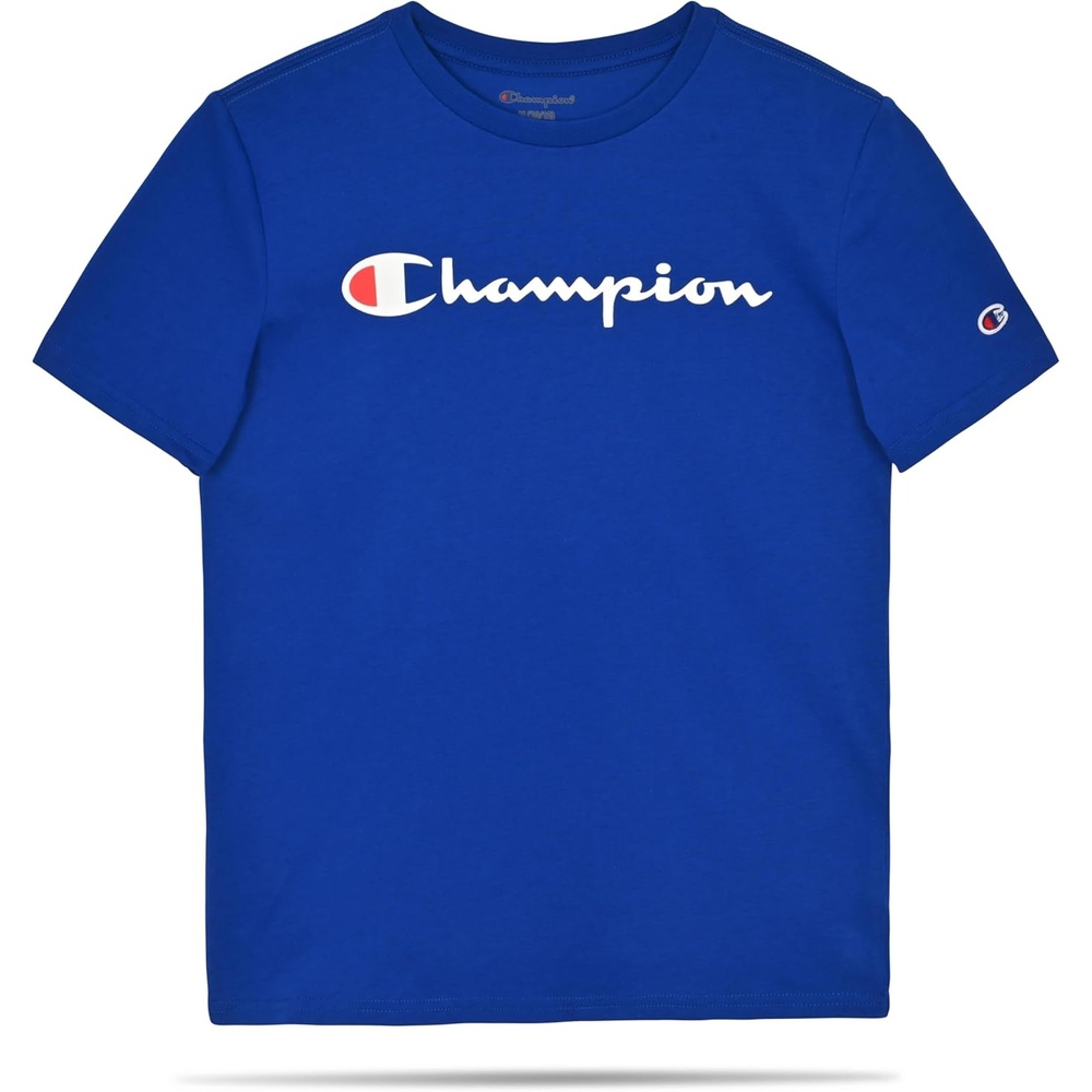 image:imageChampion Boys Champion Boys Tee Shirt Short Sleeve Logo TShirt for KidsSignature Blue