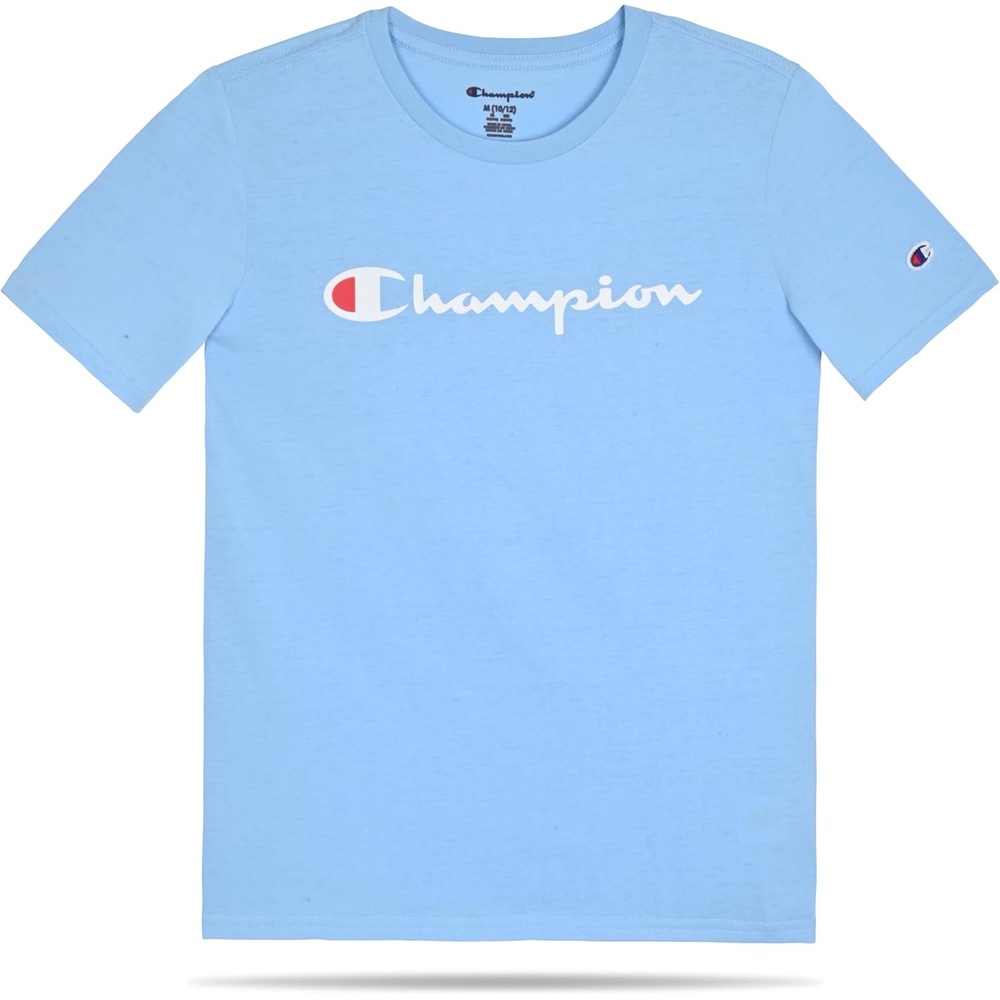 image:imageChampion Boys Champion Boys Tee Shirt Short Sleeve Logo TShirt for KidsSignature Dutch Blue