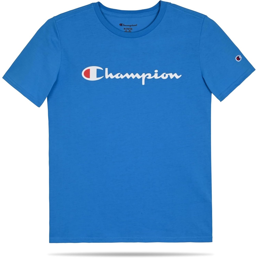 image:imageChampion Boys Champion Boys Tee Shirt Short Sleeve Logo TShirt for KidsSignature Malibu Blue