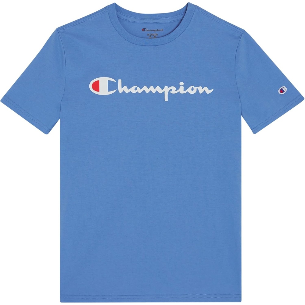 image:imageChampion Boys Champion Boys Tee Shirt Short Sleeve Logo TShirt for KidsSignature Retro Blue