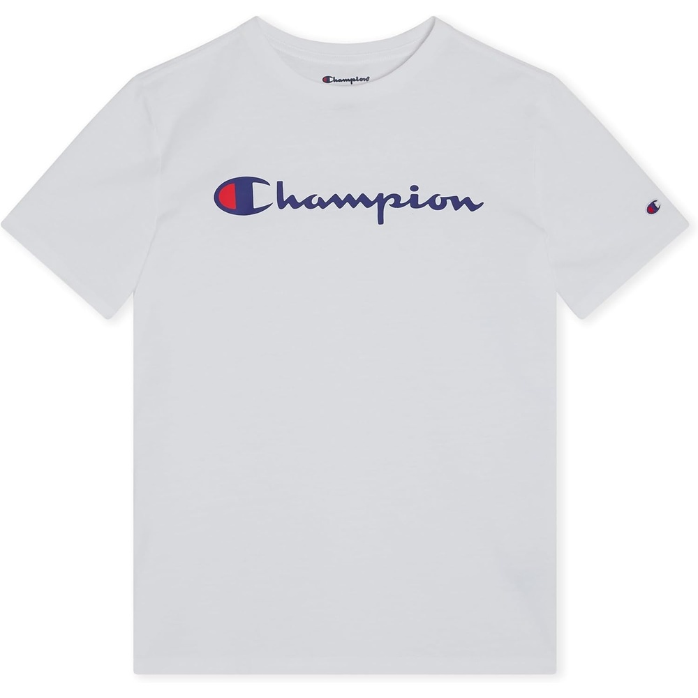 image:imageChampion Boys Champion Boys Tee Shirt Short Sleeve Logo TShirt for KidsSignature White