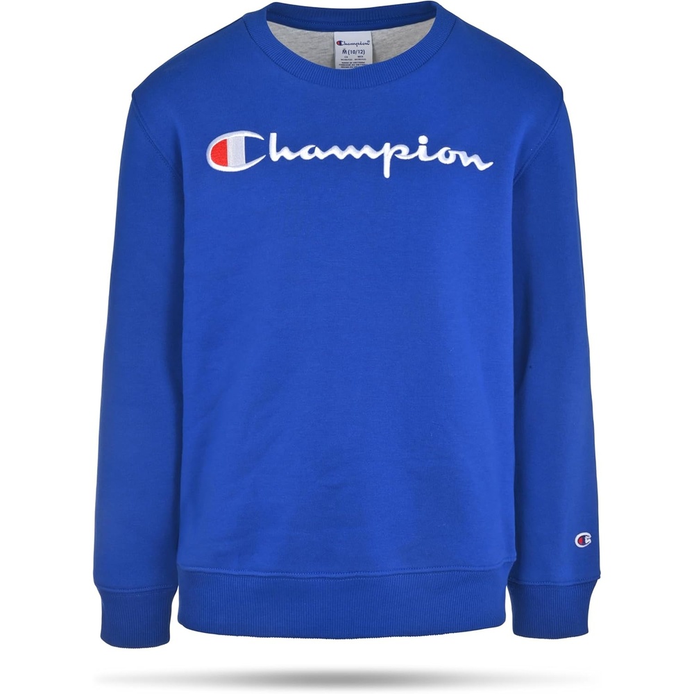 imageChampion Boys Sweatshirt for Kids Pullover Fleece Crewneck SweaterSignature Blue