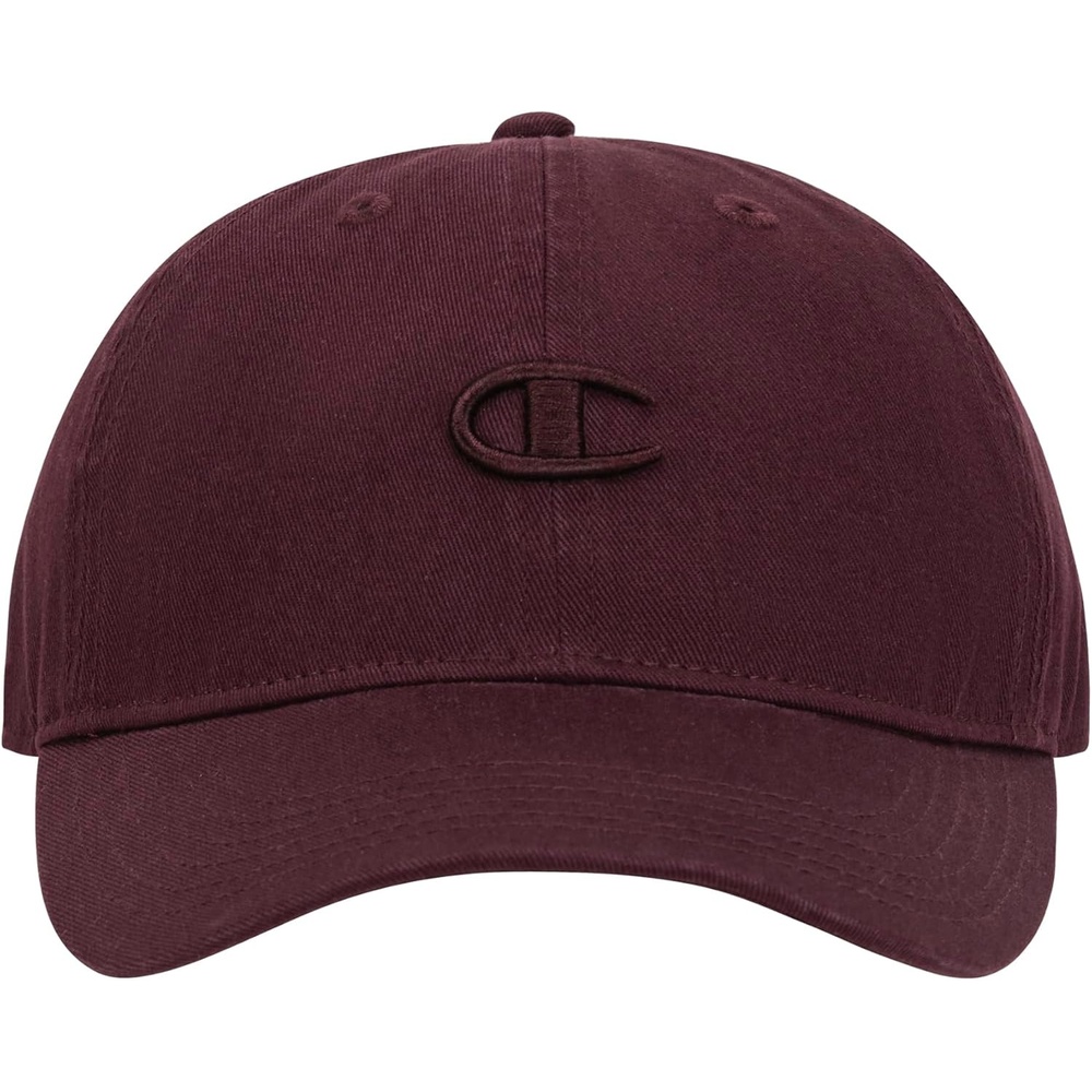 image:imageChampion Womens Essentials Washed Cotton Twill Adjustable Baseball CapMedium Ruby