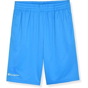 Champion Boys Athletic Shorts Lightweight Active Fit Short for Kids(Malibu Blue)