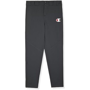 Champion Boys Baseball Pants Athletic Youth Performance Pant with Belt Loops and Zip Fly(Gray)